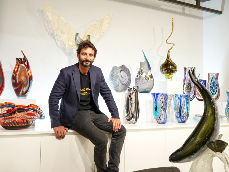 massimiliano gatto founder and art director omg murano
