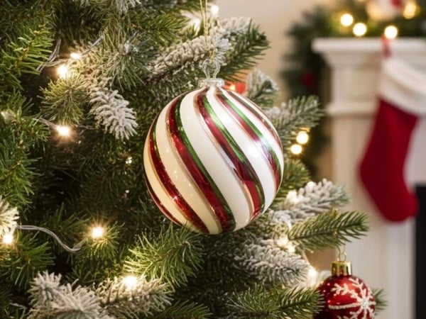colorful Murano glass Christmas ball