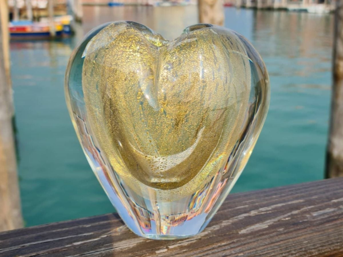 Sommerso Murano glass vase collection