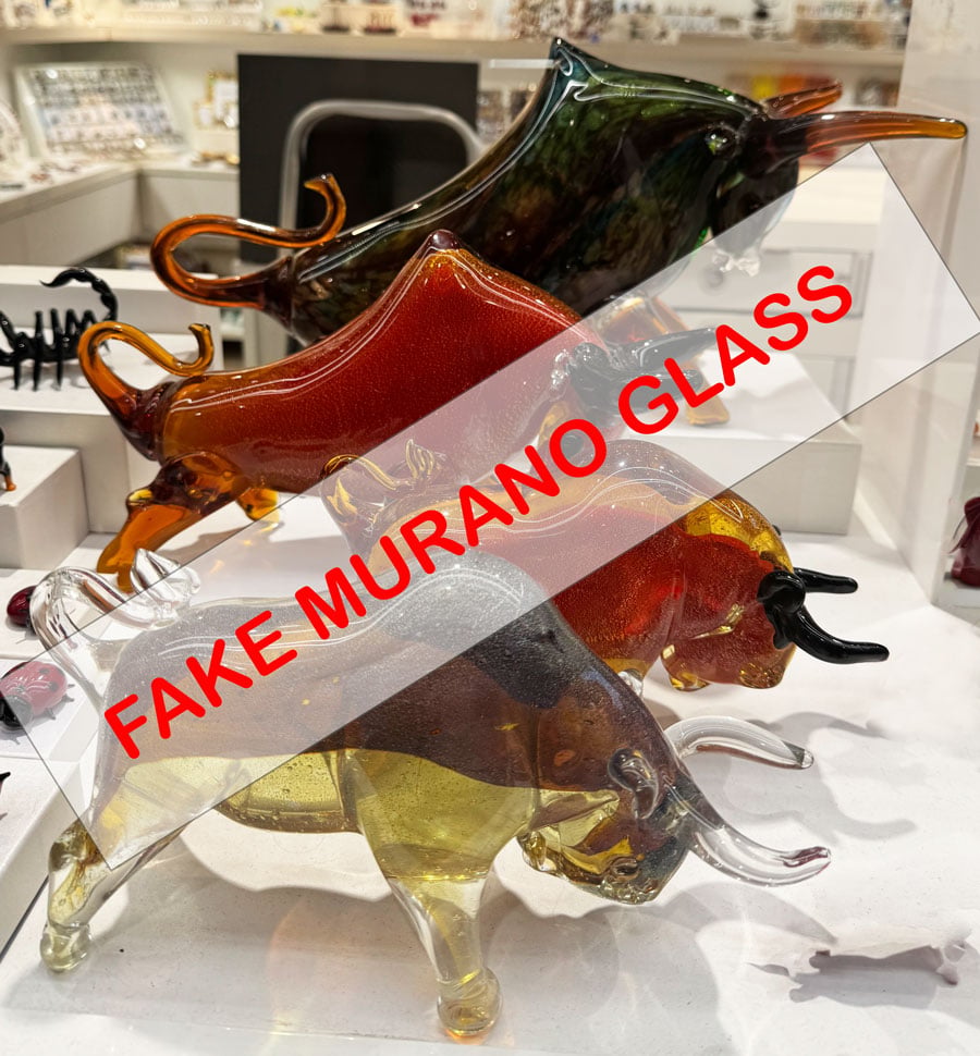 imitation murano glass