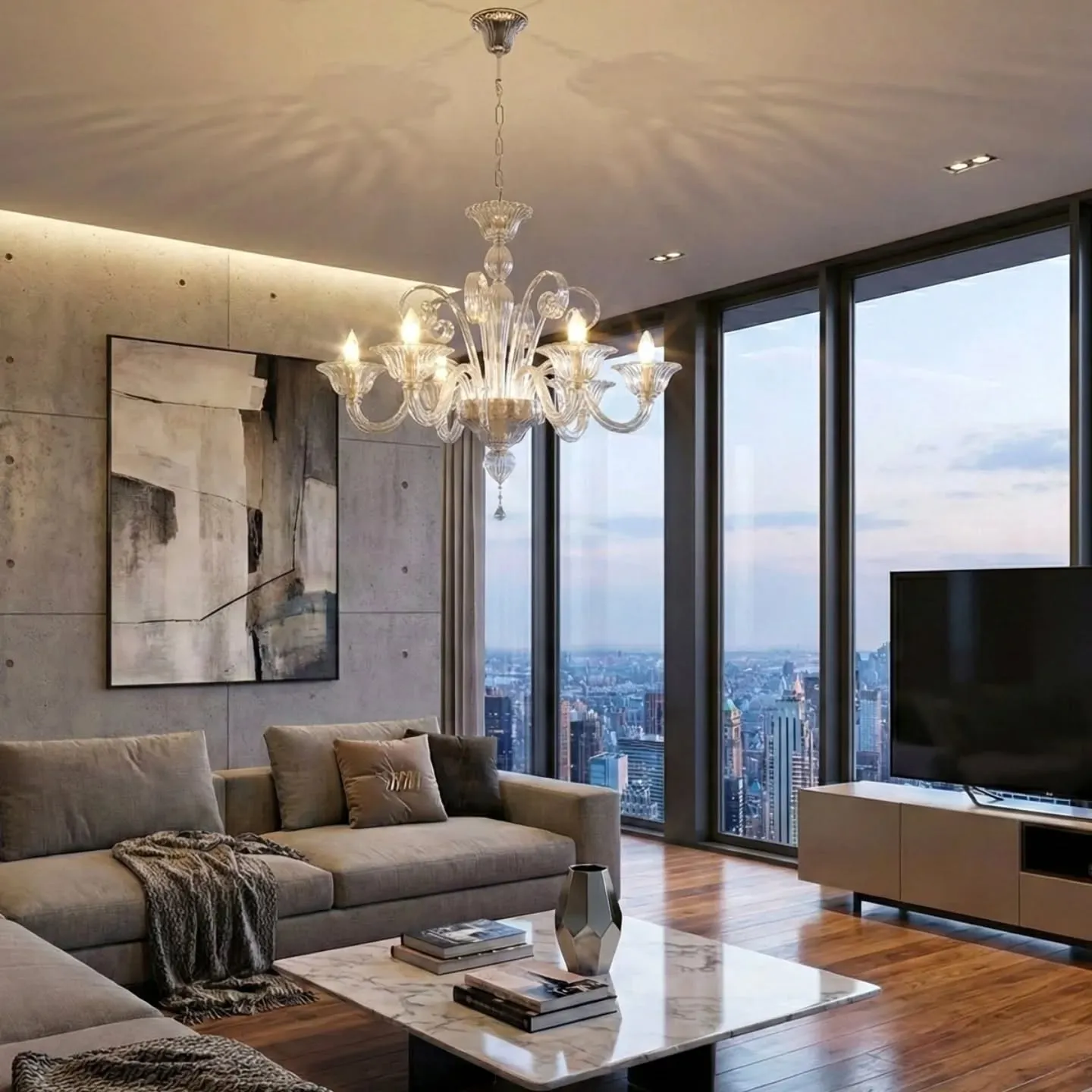 Murano chandelier