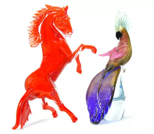 LOVERS PRESENT - VALENTINE's - ANNIVERSARY GIFT Murano glass OMG