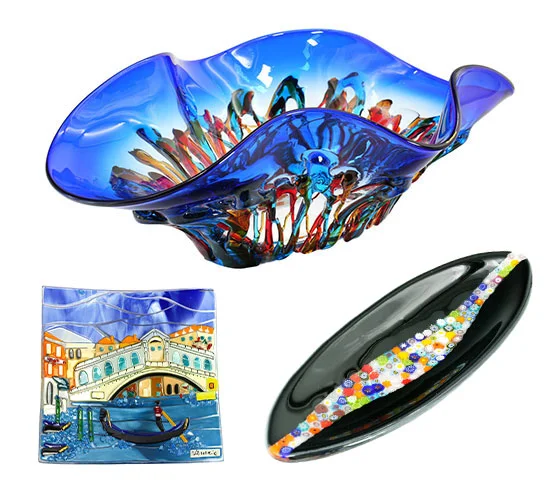 centerpieces GLASS bowl Murano venetian