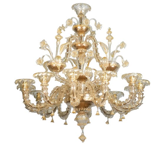lampadari veneziani murano vetro omg originale