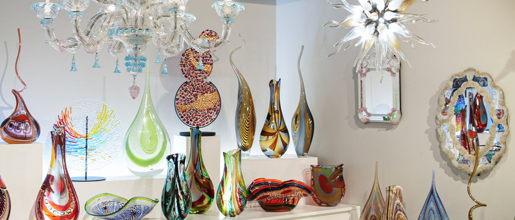 venetian glass vases for home decor Murano glass