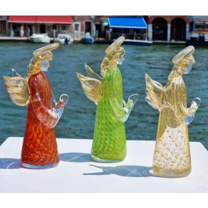 Angel with Gold Leaf - Original Murano Glass Omg