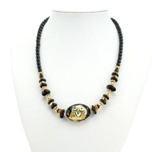 black_gold_murrine_tupis_necklace_original_murano_glass_omg