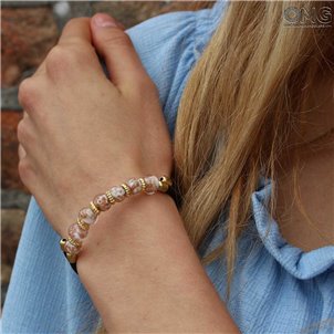 Bracelet Serena - with Avventurina - Original Murano Glass OMG