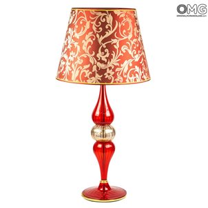 Lampada da Tavolo Garofano - Vetro Soffiato