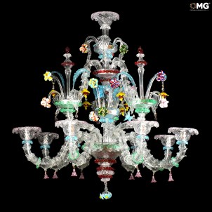 Venetian Chandelier - Rezzonico Spring - Original Murano Glass