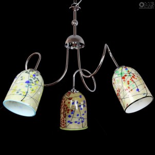 Kandinsky - Hanging Lamp 3 lights - Original Murano Glass OMG 