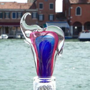 Elefante Scultura Sommersa - Original Murano glass