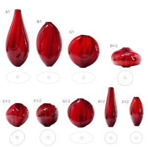Perle di Murano - Rosso & Avventurina