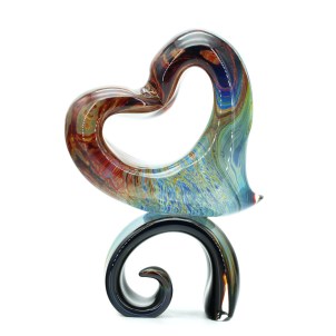 heart_chalcedony_sculpture_original_murano_glass