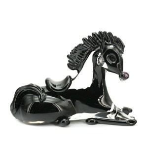 Cavallo a riposo - Vetro di Murano Originale OMG
