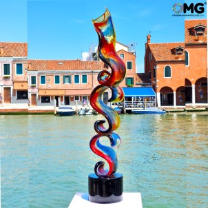 Infinite Waves - Sculpture - Original Murano Glass OMG