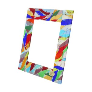 Photo Frame Nuance - Multicolor - Original Murano Glass OMG