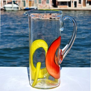 Pitcher Polychrome - Chagall - Original Murano Glass OMG