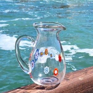 Pitcher Sorrento - Stains - Original Murano Glass OMG