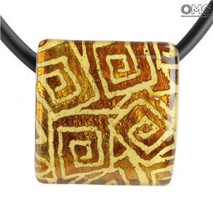 square_pendant_orange_murano_glass_1