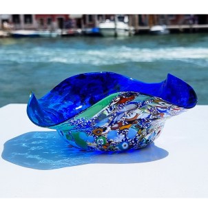 Bell bowl - Multicolor - Original Murano Glass 