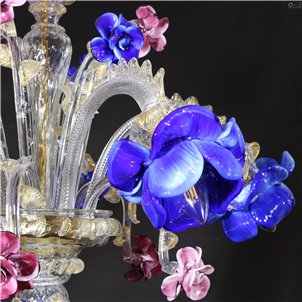 Venetian Chandelier Rosetto Firenze - Original Murano Glass