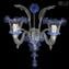 Sconce Wall Lamp Elegante - Blue - Murano Glass - 2 lights