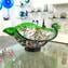 Drop Bowl Murrine - Green Silver Glass