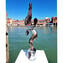 Dance - Sculpture in chalcedony - Original Murano glass OMG