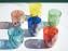 Fruit - Set of 6 Drinking glasses - Mix colors Tumbler Goto - Original Murano Glass