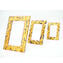 Photo Frame Golden Fantasy - fused glass