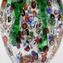 Edera Green - Flowers Vase - Murano glass Millefiori