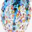 Orchidea Light Blue - Flowers Vase - Murano glass Millefiori