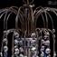 Drop Chandelier in Blue Clear glass - Original Murano Glass OMG