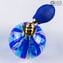 Bottle Perfume Atomizer Blue Avventurine - Different sizes and Color - Murano Glass