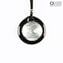 Collana - circolare argento - Vetro di Murano Originale OMG