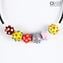 Manga - Necklace in Blown Venetian Beads - Original Murano Glass OMG
