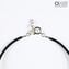 Manga - Necklace in Blown Venetian Beads - Original Murano Glass OMG