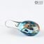 Earrings submerged - Cyan
