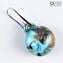 Earrings submerged - Cyan