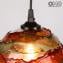 Sospensione Sbruffi rossa - Original Murano Glass