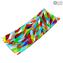 Plate Nuance Long - Multicolor - Original Murano Glass OMG