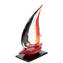 Sail Boat - Glass sculpture - Original Murano Glass OMG
