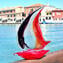 Sail Boat - Glass sculpture - Original Murano Glass OMG