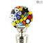 Bottle Stopper Mix Millefiori Round- Original Murano Glass OMG® + Gift Box