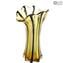 Flower Vase - Amber - Original Murano Glass OMG