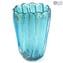 Lotus Vase - Light Blue - Original Murano Glass OMG