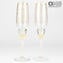 Champagne Drinking Glass Barocco Flutes - 6 Pieces Set