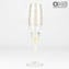 Champagne Drinking Glass Barocco Flutes - 6 Pieces Set