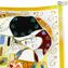 The Kiss Plate - Klimt Tribute - Square